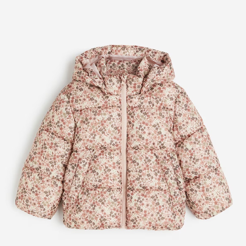 Floral Water repellent coat H&M